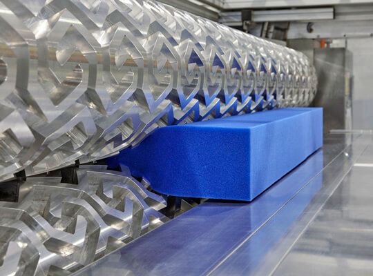 Convoluted Foam Cutting Convoluted Foam Cutting