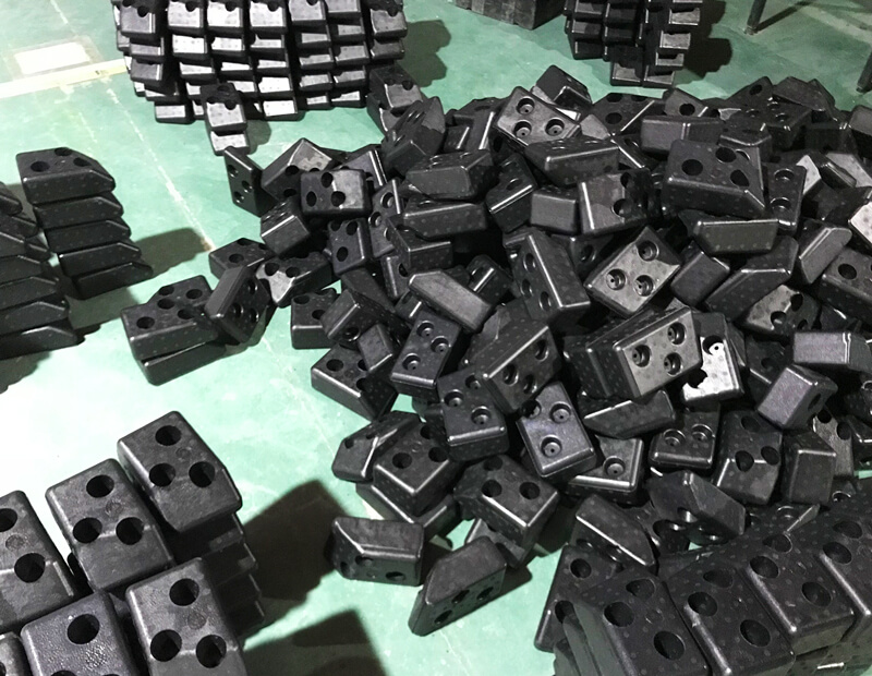 Black Expanded Polypropylene Foam Parts