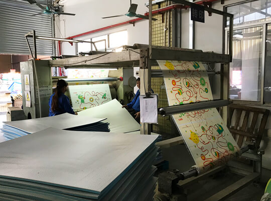 Heat Transfer Printing for Foam Mats